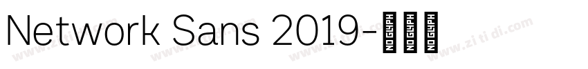Network Sans 2019字体转换